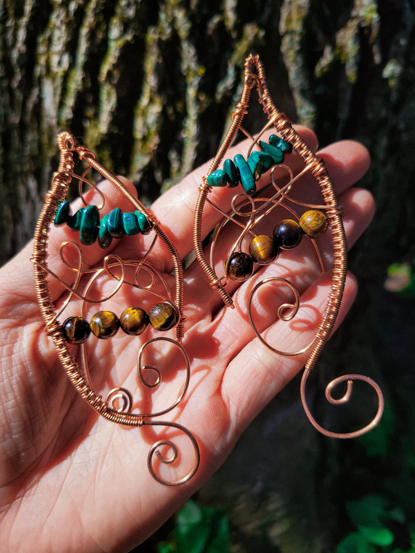 Earthy Copper Fairy Ears