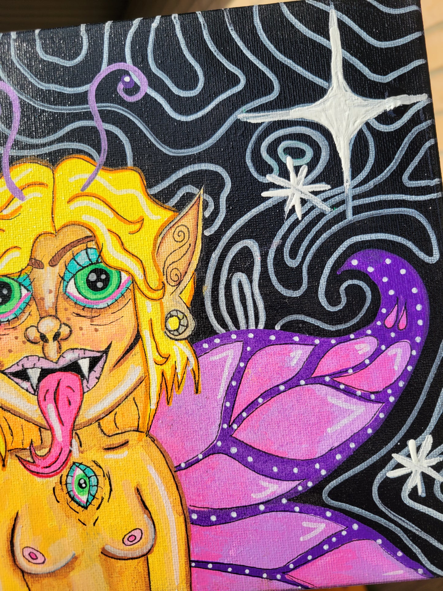 "Deadly Butterfly" 8x10" ORIGINAL