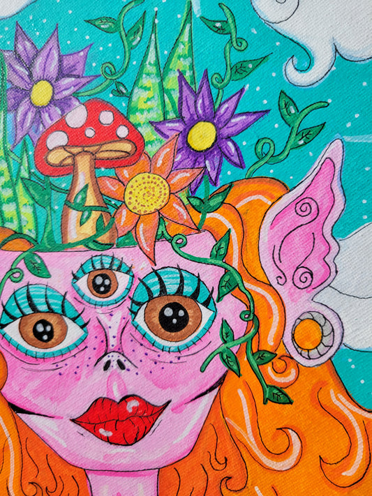 "Overflowing" 12 in Hexagon ORIGINAL