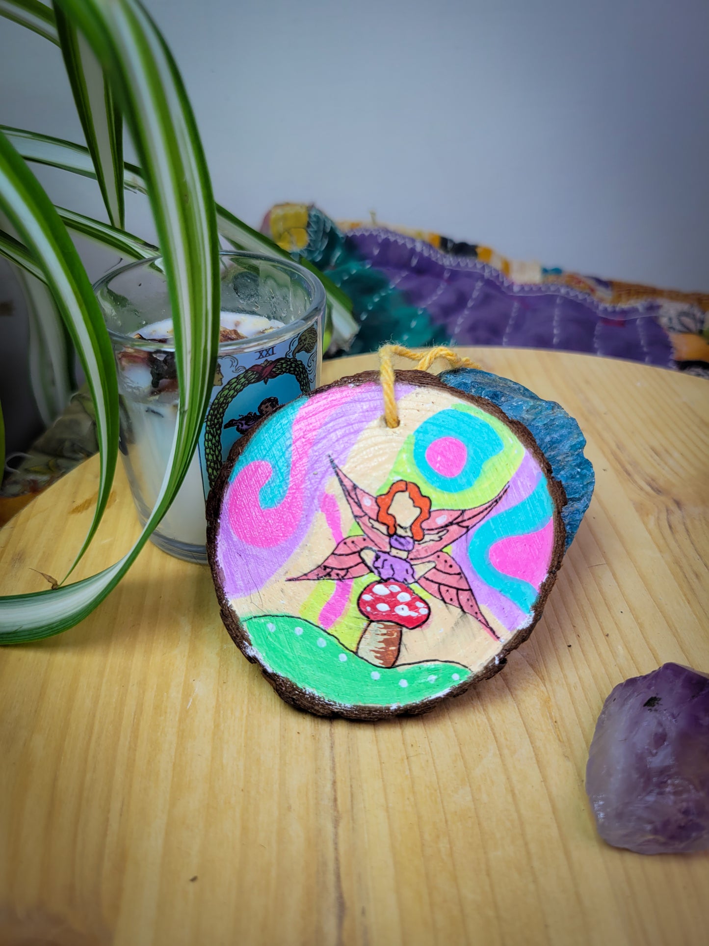 Mushroom Fairy Ornament