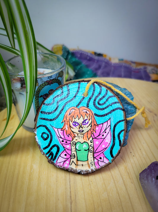 Orange Fairy Ornament