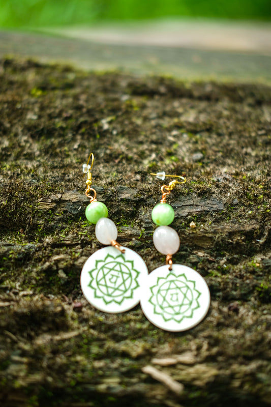 Anahata • Heart Chakra Earrings