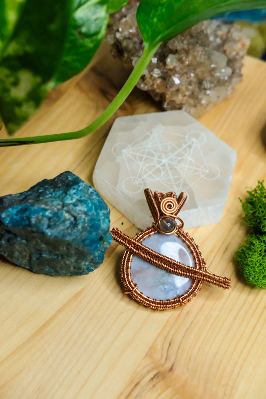 Rings of Neptune β’ Fancy Jasper Wrapped in Copper