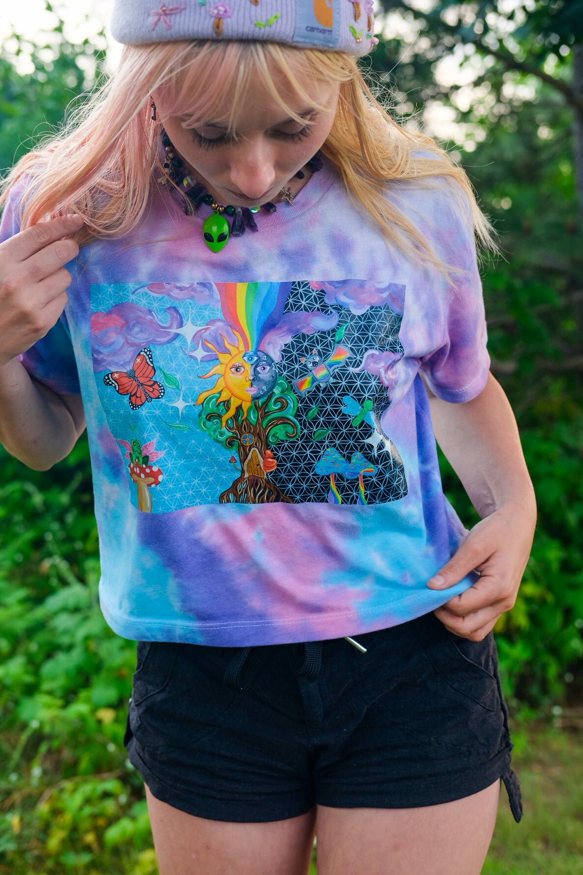 Seed of Duality Crop Tee Shirt π (MTO)