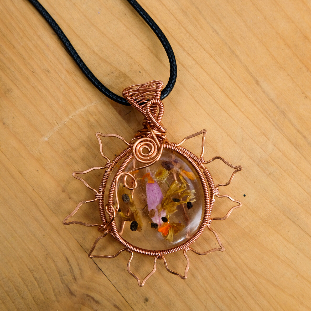 Pastel Sunshin• Coral Mushrooms, Pink Flowers