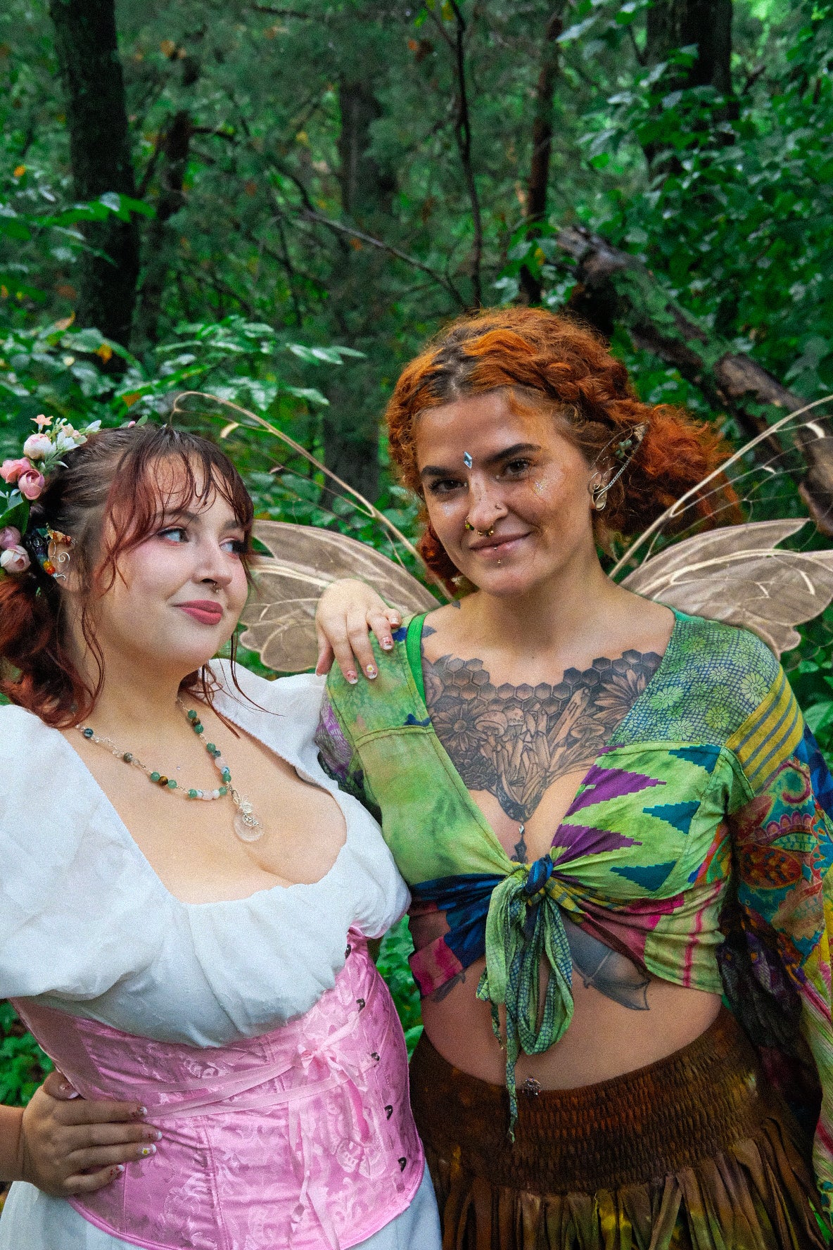 Earthy Butterfly Silver Fairy Ears