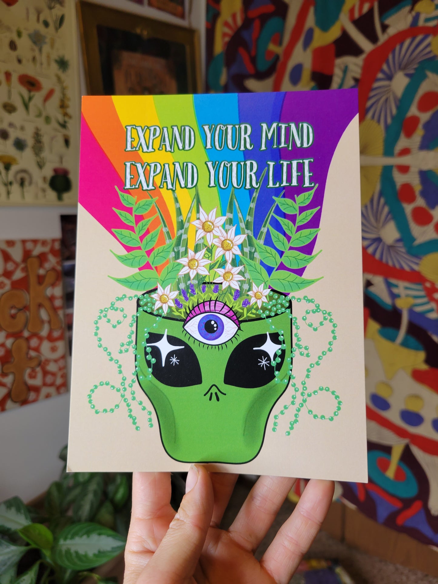 Expand Your Mind Expand Your Life 6x8 Print