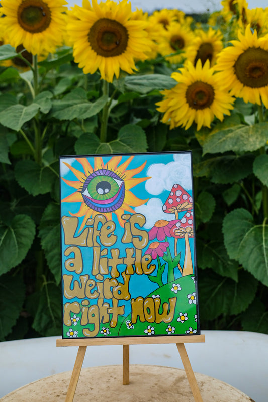 "Life is a Little Weird" 11x15 Print