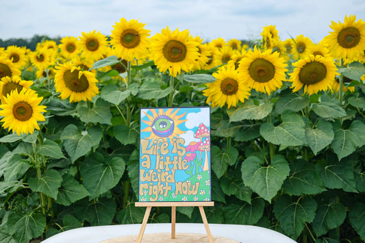 "Life is a Little Weird" 11x15 Print