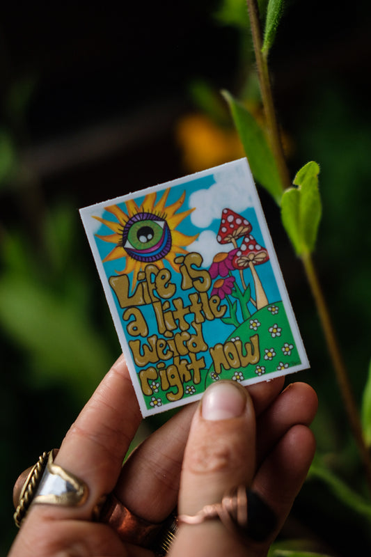 Life is a Little Weird Sticker