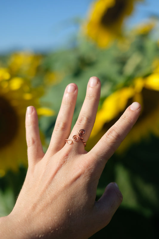 Adjustable Copper Ring