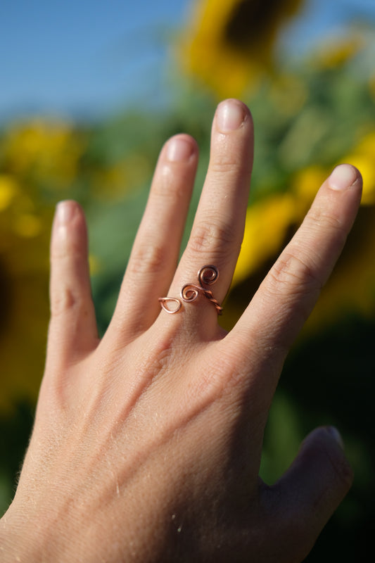 Adjustable Copper Ring