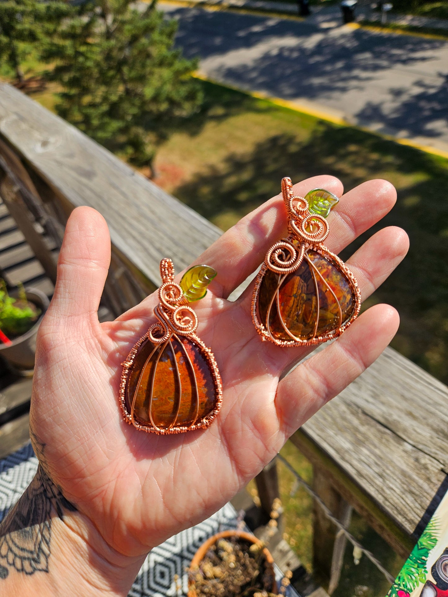 Harvest Pumpkin Pendant