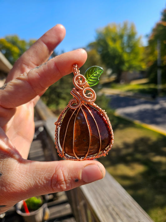 Harvest Pumpkin Pendant