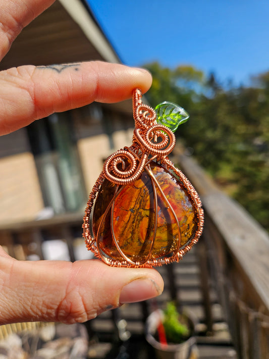 Harvest Pumpkin Pendant