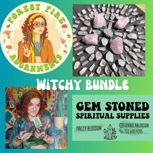 Gem Stone Spiritual Supplies Witchy Bundle Collab (Tarot Reading and Witchy Kit)