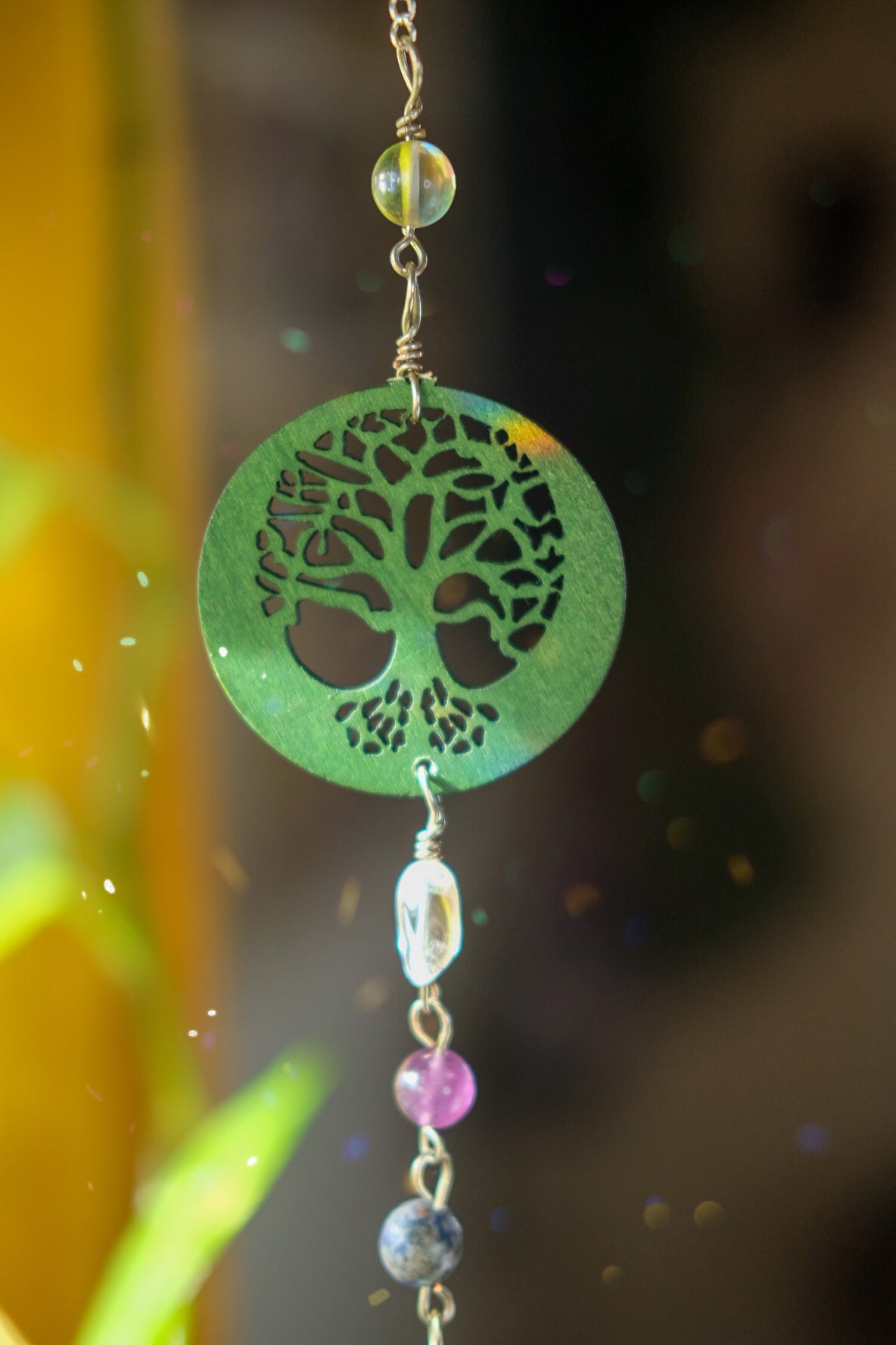 Medium Suncatcher • Chakra, Tree of Life