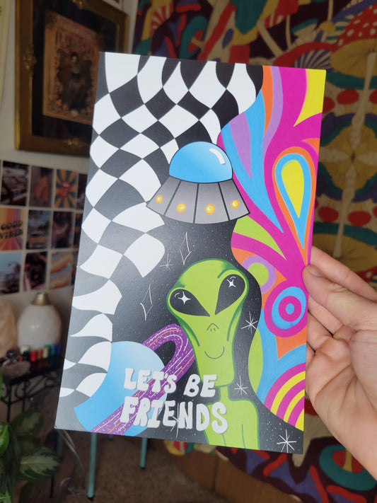 Let's Be Friends 8x10 Print
