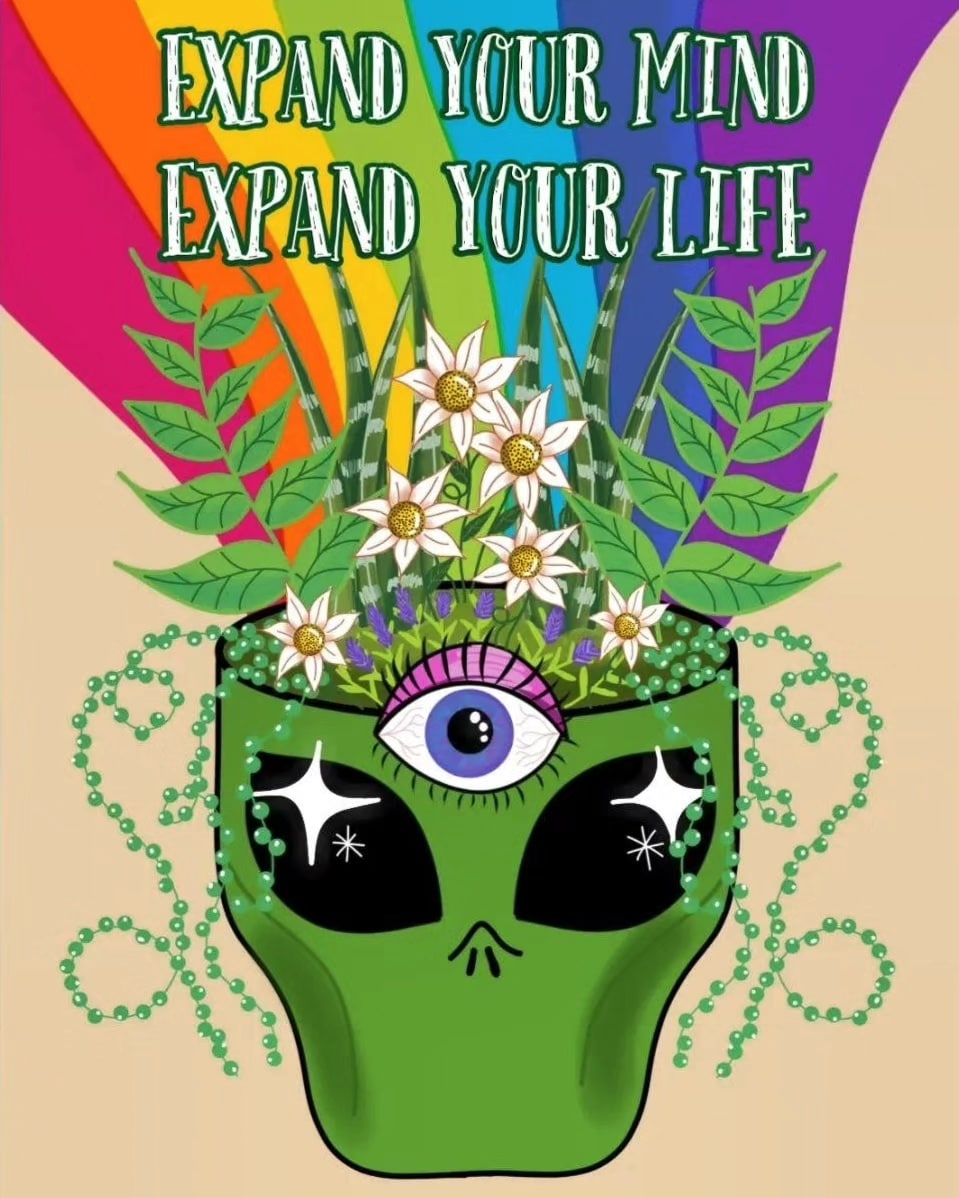 Expand Your Mind Expand Your Life 6x8 Print