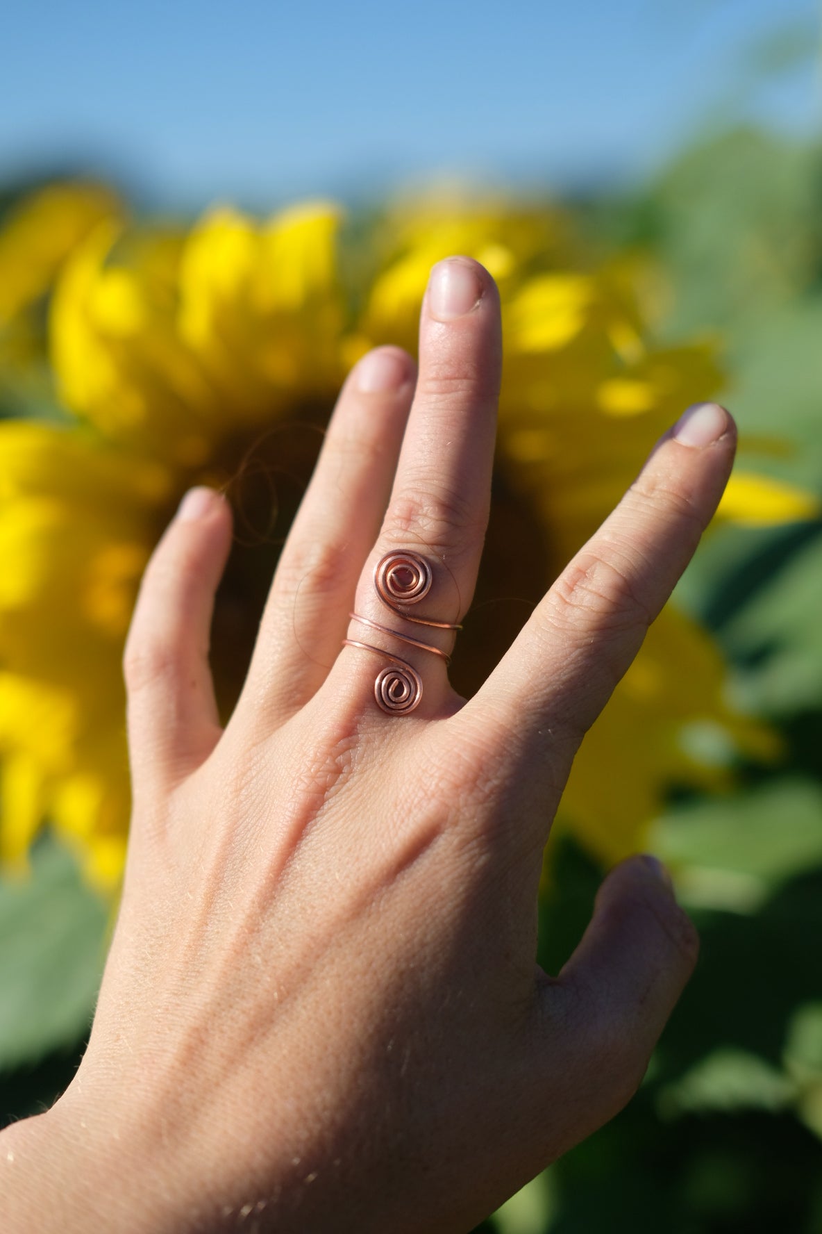 Adjustable Copper Ring