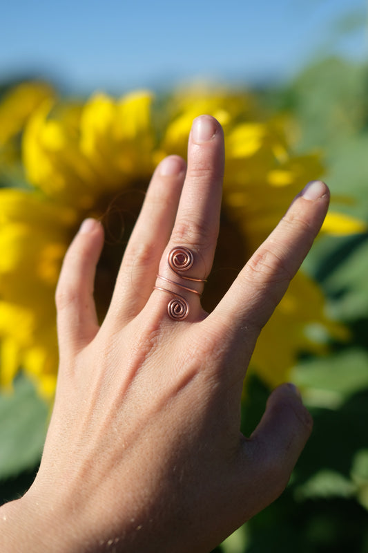 Adjustable Copper Ring