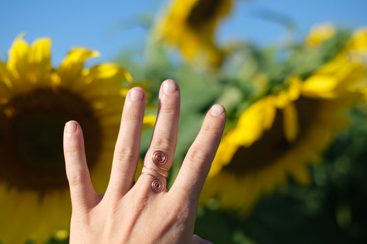 Adjustable Copper Ring