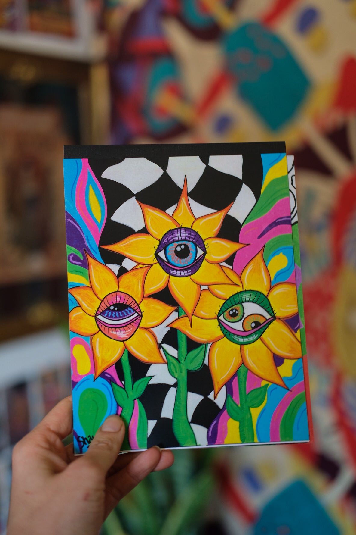 "Seeing Flowers" 6x8 Print