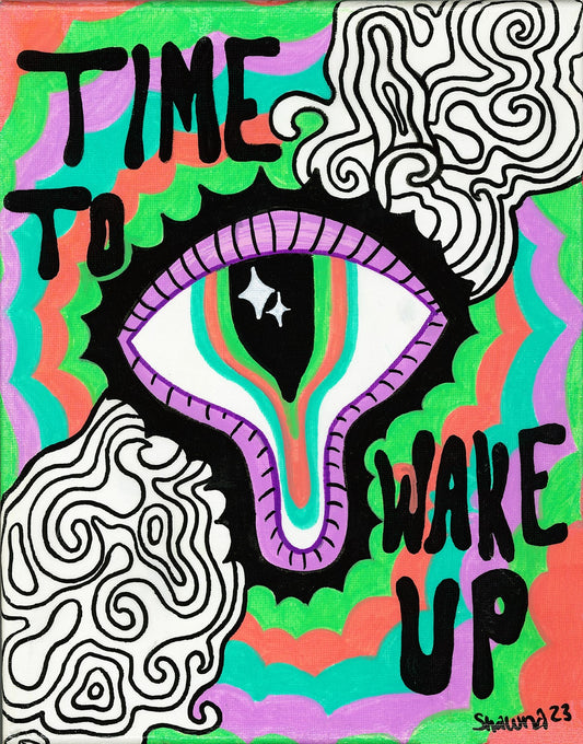 " Time to Wake Up" 8x10 ORIGINAL